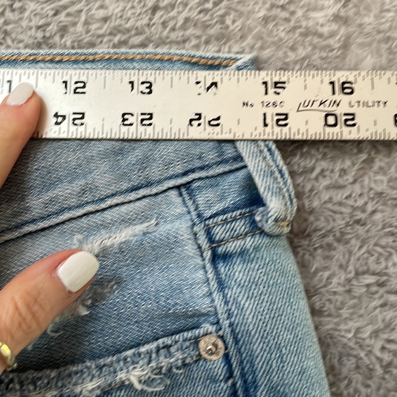 Abercombie & Fitch Jeans Women's 0 Regular Boyfriend Straight Distressed Cotton - Picture 10 of 16